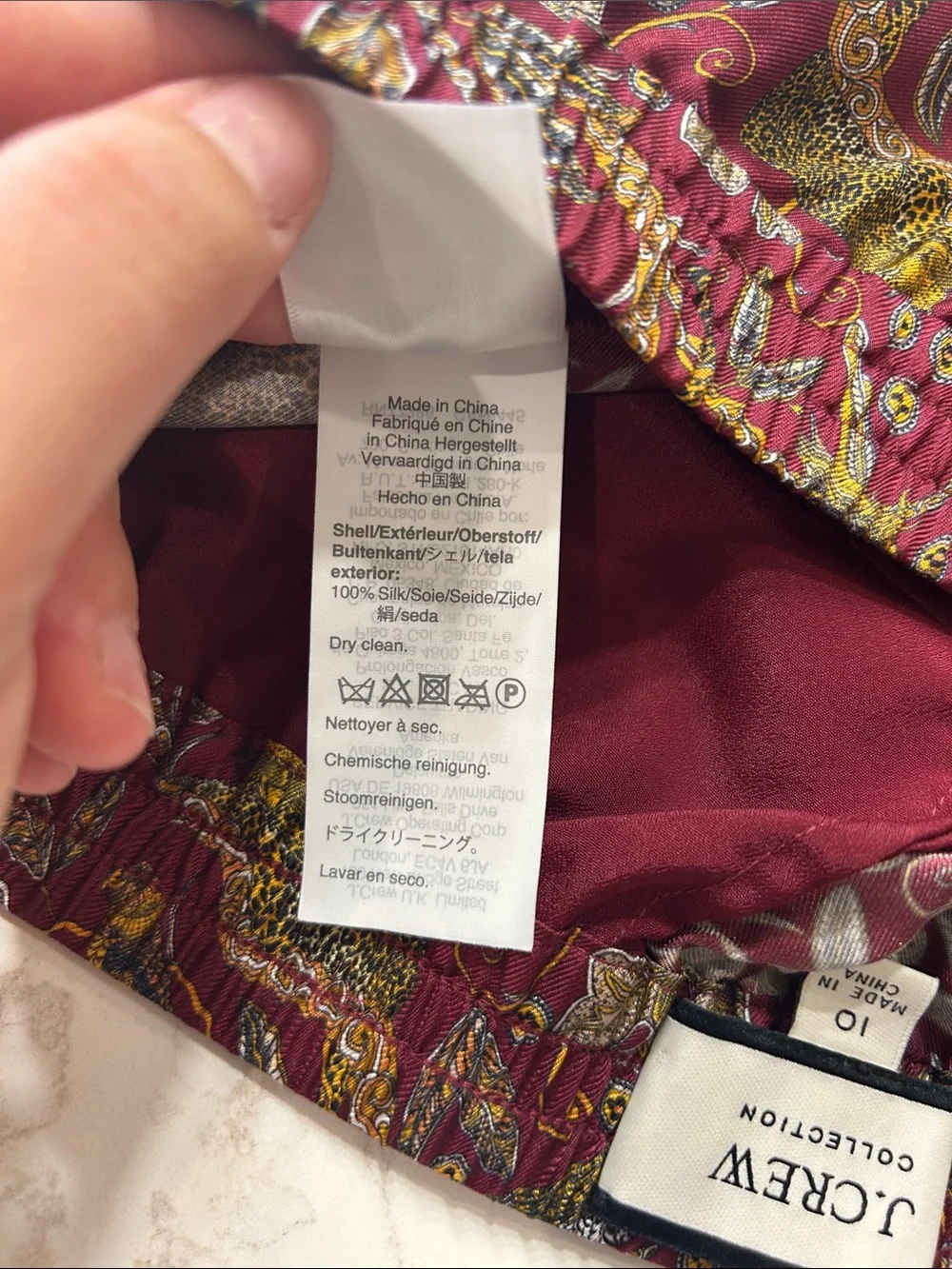 J.Crew Collection Pull-On Silk-Twill Pants